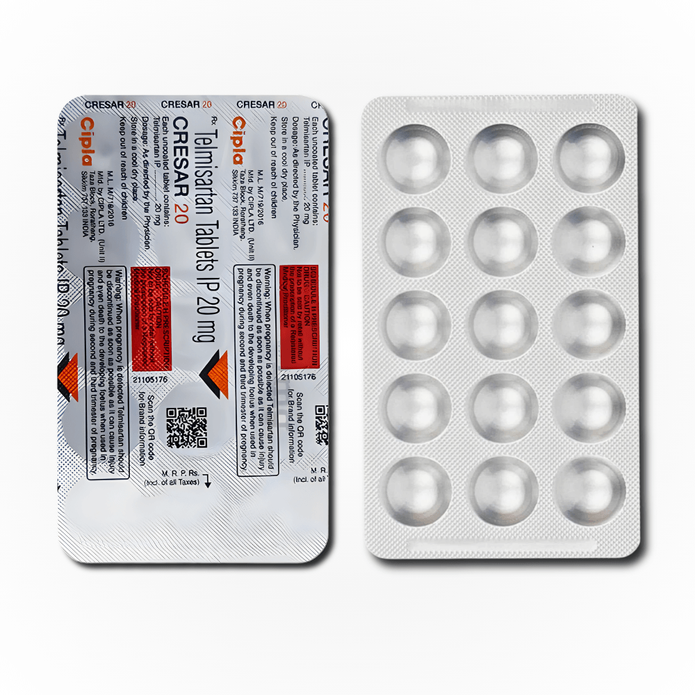 Telmisartan 20mg 150 Tabs